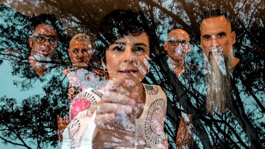 A banda mineira Pato Fu, que vai se apresentar no Rock in Rio 2024 e faz show neste sábado, 18, na Audio, em São Paulo - Alexandre Biciati/Divulgação
