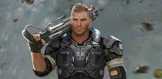 JD Fênix é filho do herói da trilogia "Gears of War": Será que esse "D" é de Dominic? - Divulgação