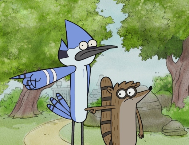 Mordecai e Rigby, de "Apenas um Show"