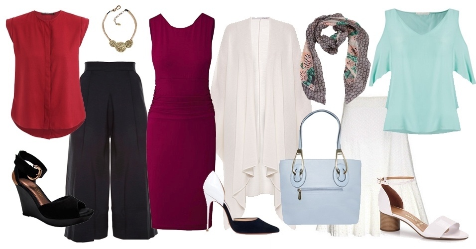 Mesmo que alguns empregos permitam roupas mais casuais, o recomendado é sempre evitar peças que mostrem demais o corpo e investir em looks que expressem profissionalismo. E se vestir para o trabalho nos dias quentes pode ser uma tarefa difícil, já que a vontade é sempre usar o mínimo de pano possível. A seguir, veja sugestões de looks elegantes que mantém o corpo fresco mesmo durante as altas temperaturas - Divulgação