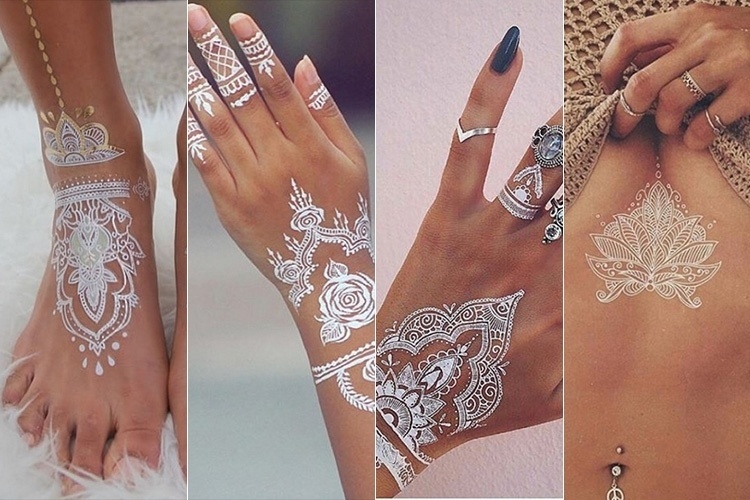 Tatuagem branca - Montagem/UOL