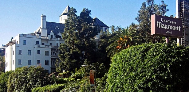 O sofisticado hotel Chateau Marmont é o local da morte do ator John Belushi - Gary Minnaert/Creative Commons - Gary Minnaert/Creative Commons