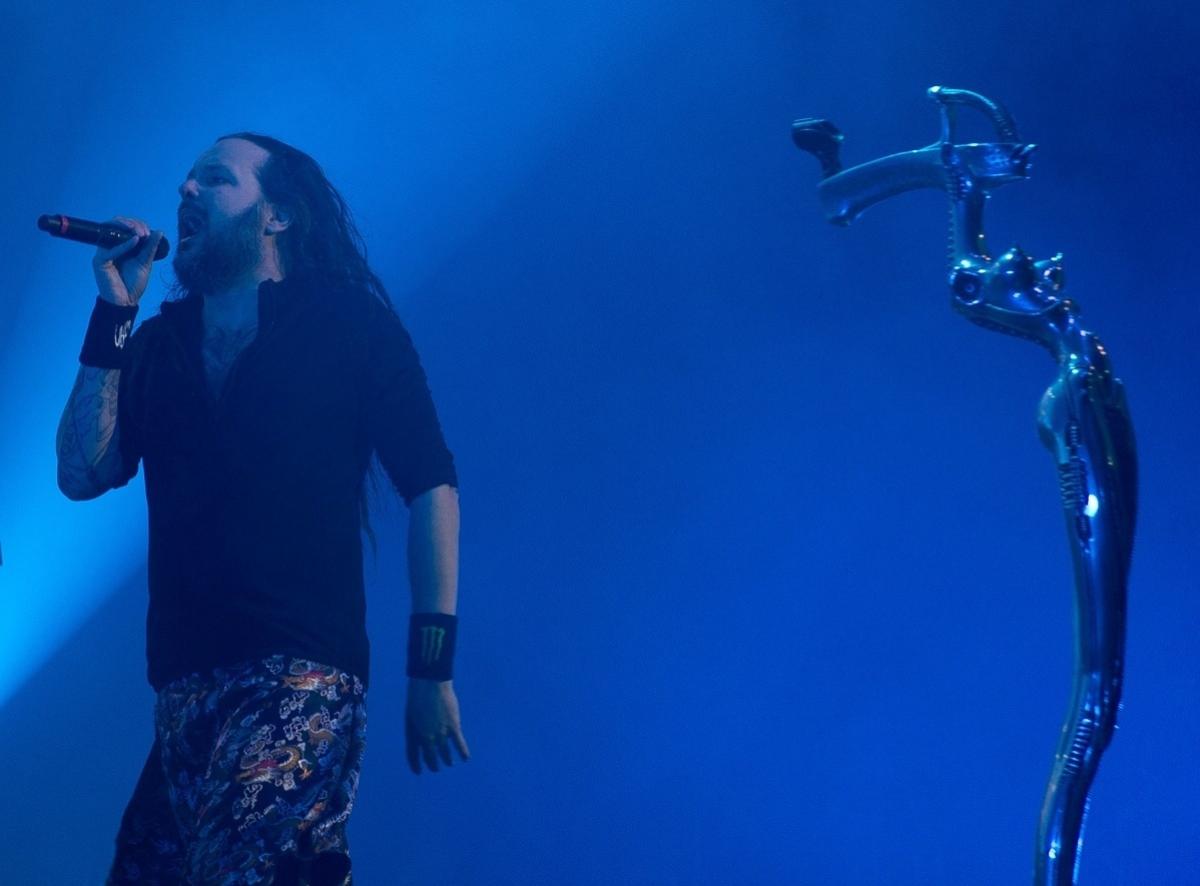 Expoente do new metal, banda americana Korn se apresenta no Espaço das Américas, em São Paulo - Francisco Cepeda/AgNews
