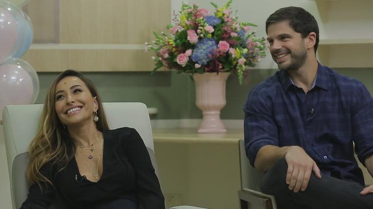 Sabrina Sato e Duda Nagle falam pela primeira vez na TV sobre a gravidez da apresentadora - Divulgação/TV Record - Divulgação/TV Record
