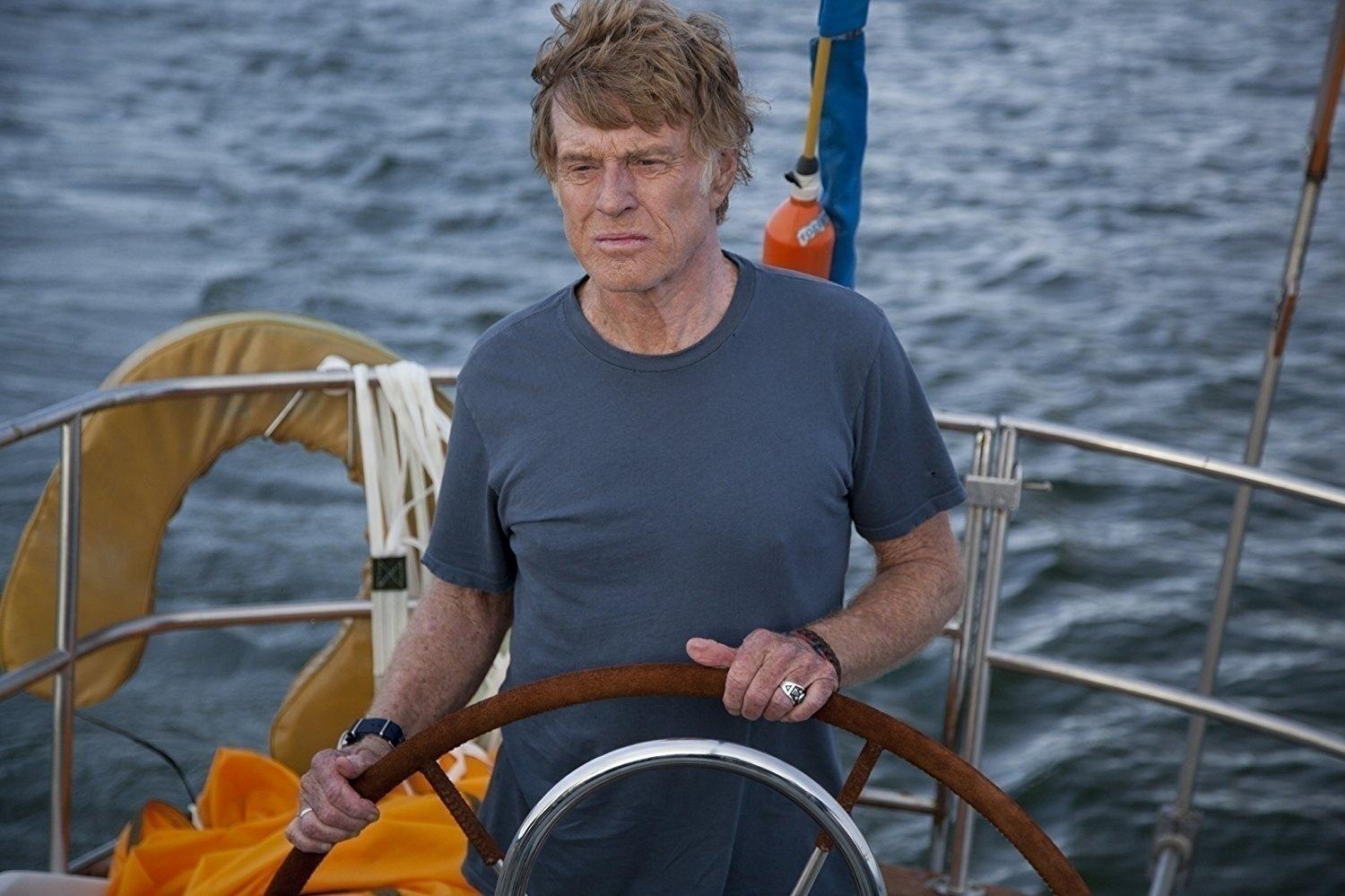 Robert Redford em cena de "Até o Fim" (2013) - Divulgação
