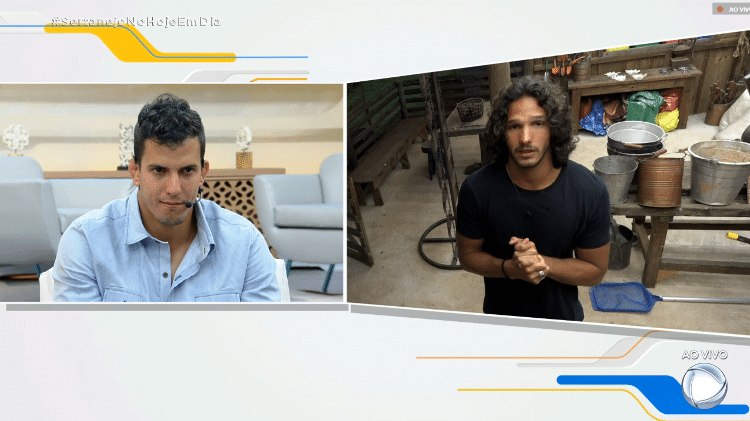 Felipe assiste depoimento de João Zoli - Reprodução/PlayPlus - Reprodução/PlayPlus