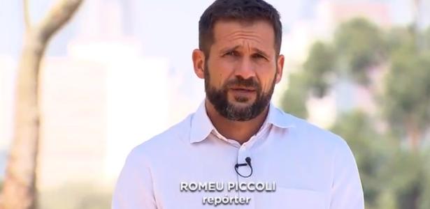Romeu Piccoli é repórter do "Câmera Record" - Reprodução/Record - Reprodução/Record
