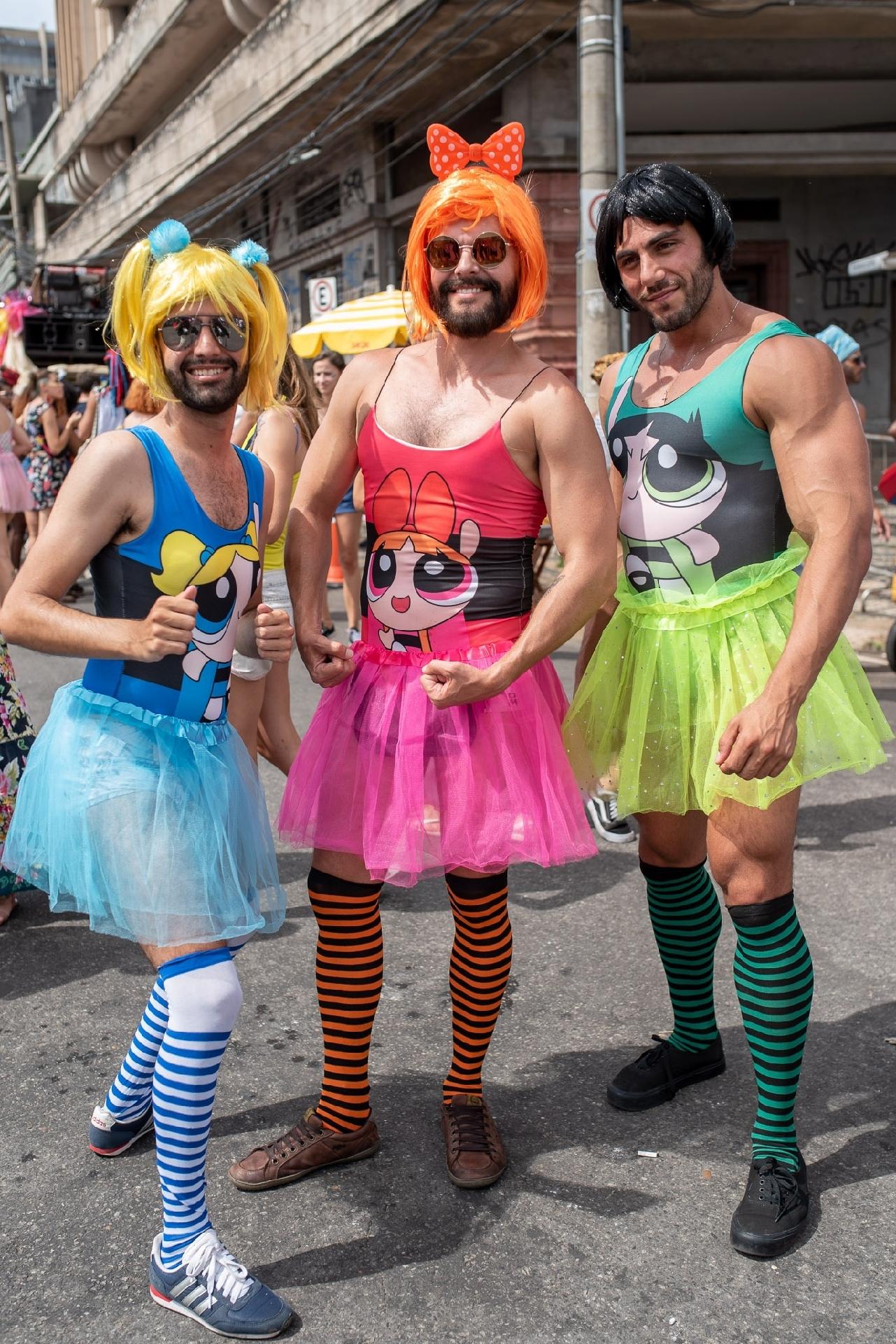 Amigos foram fantasiados de as Meninas Superpoderosas - Nereu Jr/UOL