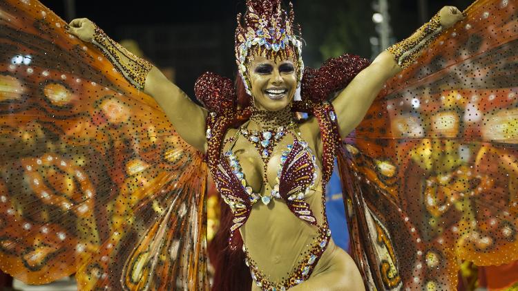 Viviane Araújo - Veja fotos da Salgueiro no Desfile das Campeãs - Bruna Prado/UOL - Bruna Prado/UOL