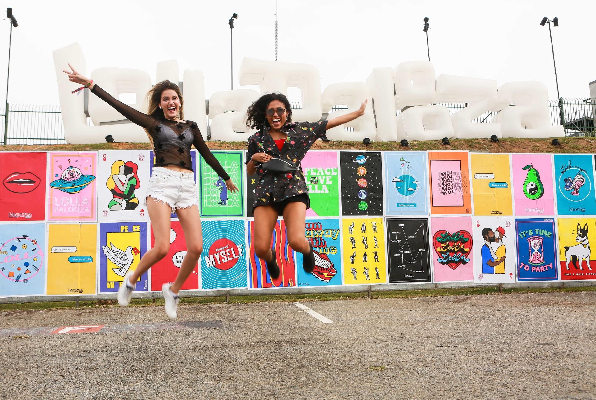 Público curte o primeiro dia do Festival Lollapalooza Brasil 2019 - Iwi Onodera/UOL
