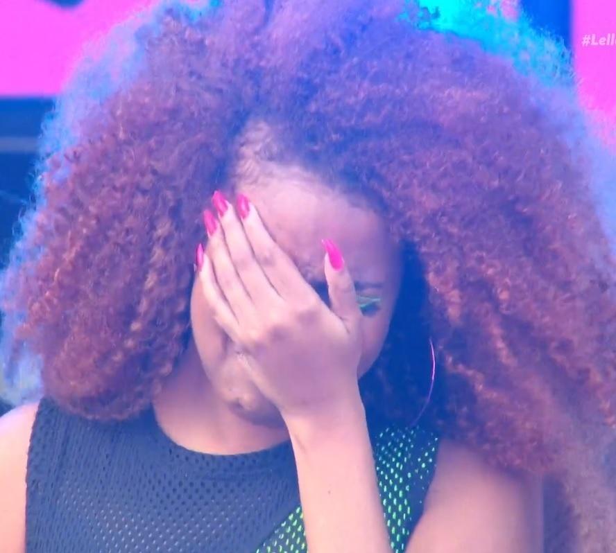 Lellê chora em seu show no Rock In Rio - Reprodução/Multishow