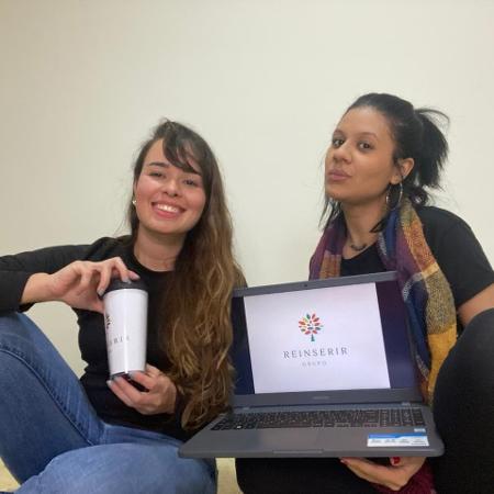 Natália Silva e Érika Almeida do Grupo Reinserir - Arquivo pessoal