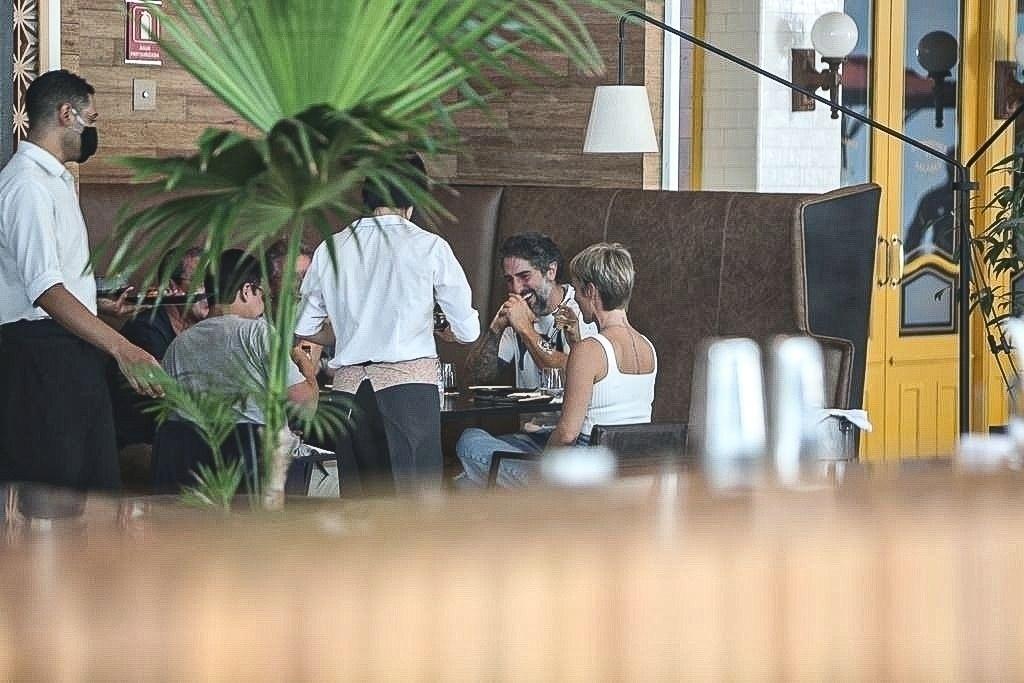 Marcos Mion almoça com Boninho - AgNews