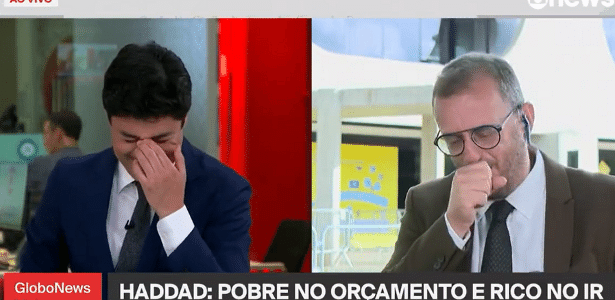 Periodista comedor de mosquitos en vivo en Globonews Más