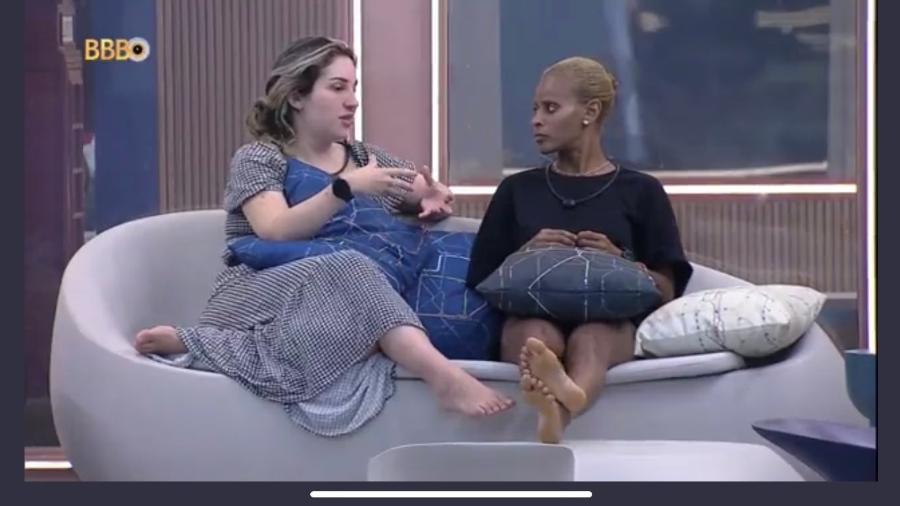 BBB 23: Amanda sente que mimam muito Bruna Griphao - Reprodução/Globoplay