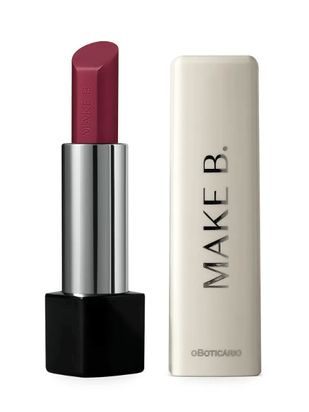 Batom Balm Labial Microtint, na cor Grape, Make B. Batom Balm Labial Microtint, na cor Grape, Make B.