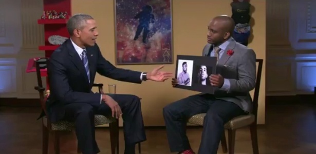 15.jan.2016 - Obama responde a sWooZie sobre sua preferência a Kendrick Lamar - Reprodução