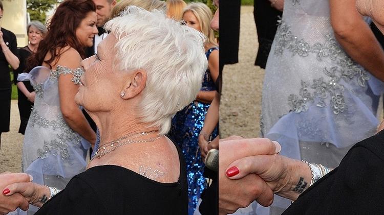 Foto do dia 8 de Junho revela a primeira tatuagem da atriz de 81 anos - Getty Images - Getty Images