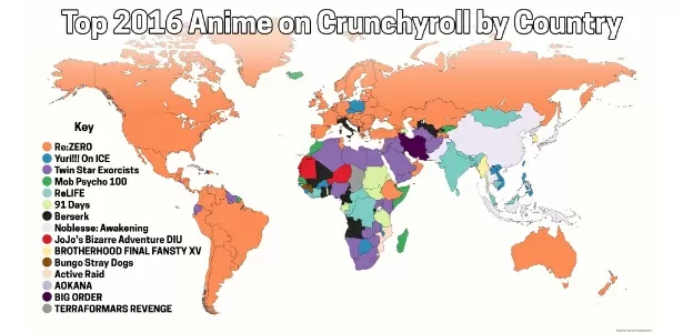 Re:Zero foi o anime mais visto em 2016 no Brasil pelo Crunchyroll