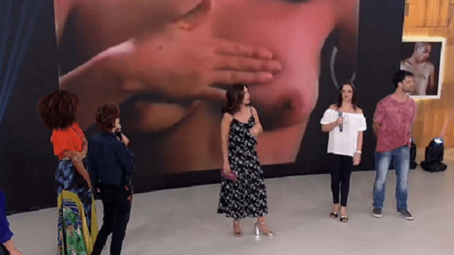 Cássia Kis reclama de "piadinhas" sobre o seu peito após 1ª campanha para prevenção do câncer de mama - Reprodução/TV Globo