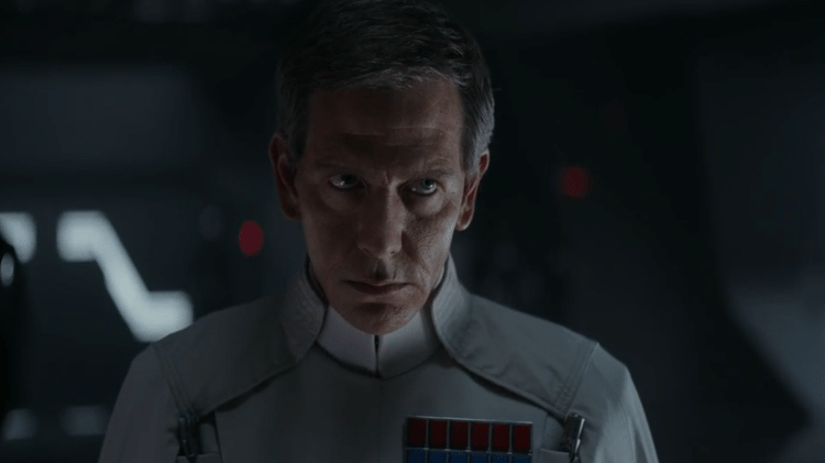 Diretor Orson Krennic, vilão de "Rogue One: Uma História Star Wars" - Reprodução/Youtube - Reprodução/Youtube