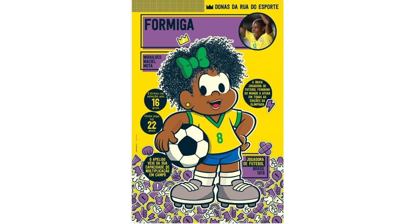Formiga é homenageada em exposição Donas da Rua - Divulgação