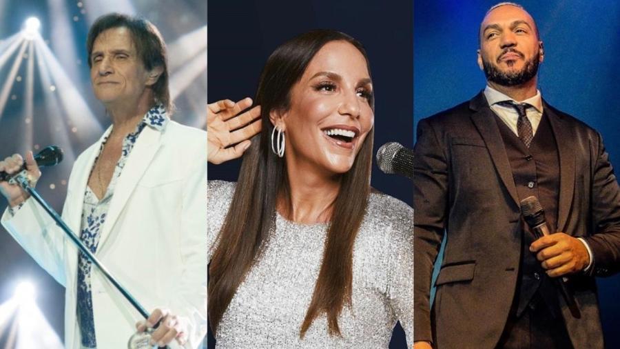 Roberto Carlos, Ivete Sangalo e Belo apresentarão shows na web - Reprodução/ Instagram