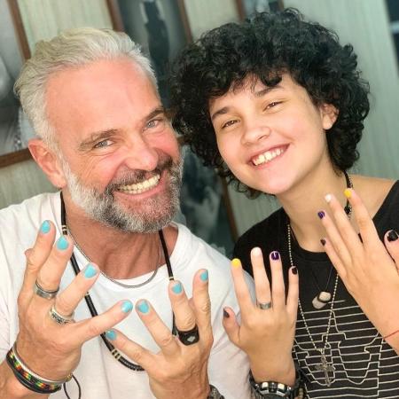 Mateus Carrieri e a filha, Anna Francesca - Reprodução/Instagram @mateuscarrieriof