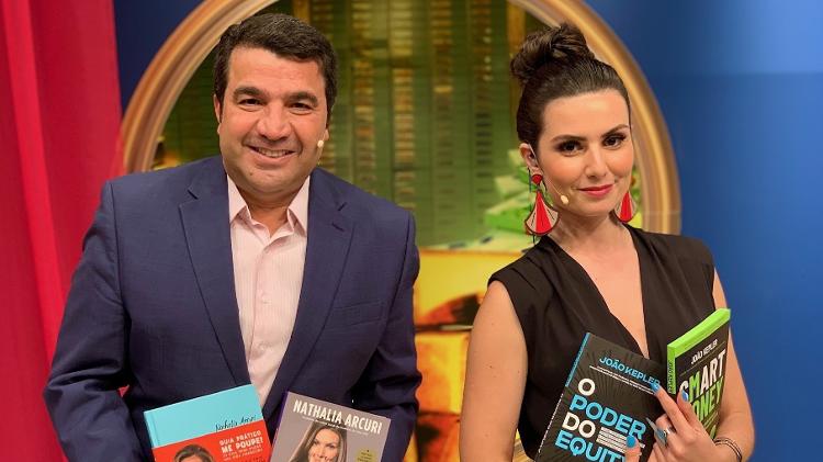 João Kepler e Nathalia Arcuri no "Me Poupe! Show" - Divulgação/RedeTV! - Divulgação/RedeTV!