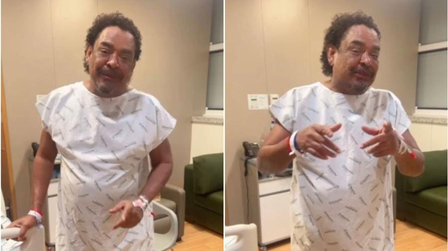 Compadre Washington aparece em quarto de hospital  - Reprodução/Instagram