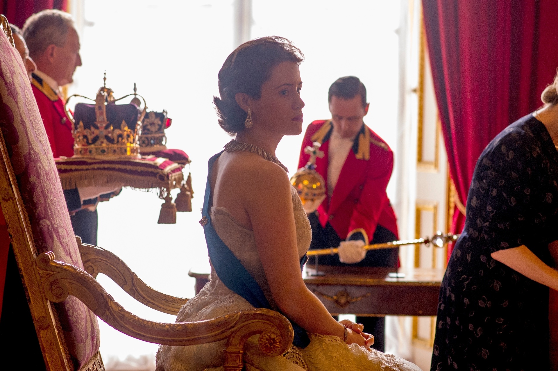 Claire Foy interpreta a Rainha Elizabeth 2ª na série "The Crown", da Netflix - Divulgação