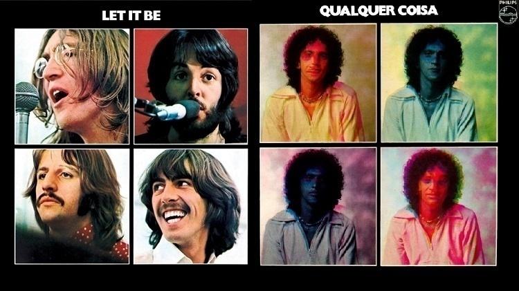 Beatles vs Caetano Veloso - Reprodução/Montagem