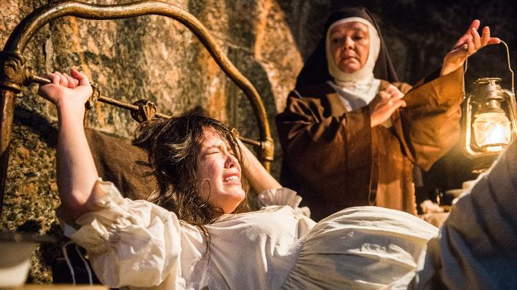 Maria Vitória (Vitória Strada) em trabalho de parto em "Tempo de Amar" - João Miguel Júnior/TV Globo - João Miguel Júnior/TV Globo