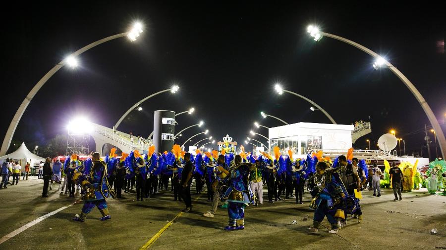 Vista de geral da dispersão do sambódromo do Anhembi, em São Paulo; cidade pode ter Carnaval ano que vem - Mariana Pekin/UOL