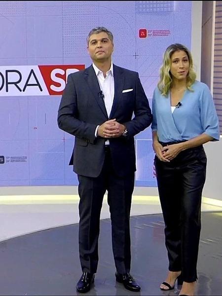 Joel Datena e Laura Ferreira - Divulgação/Band - Divulgação/Band