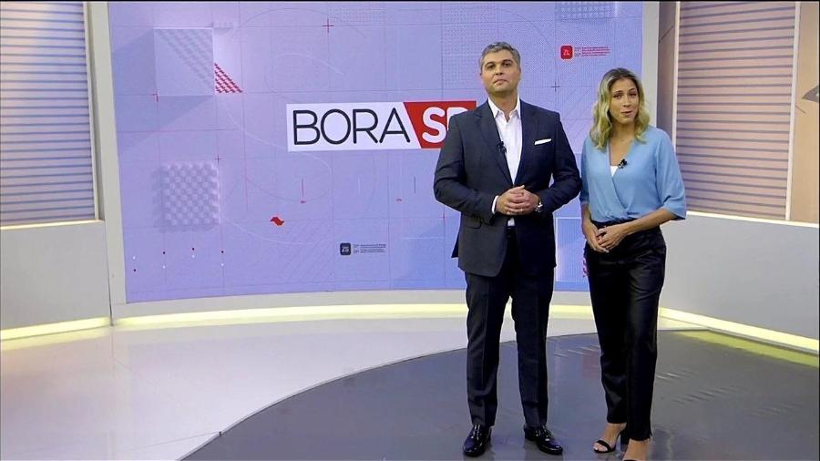 Joel Datena e Laura Ferreira apresentam o "Bora SP" - Divulgação/Band