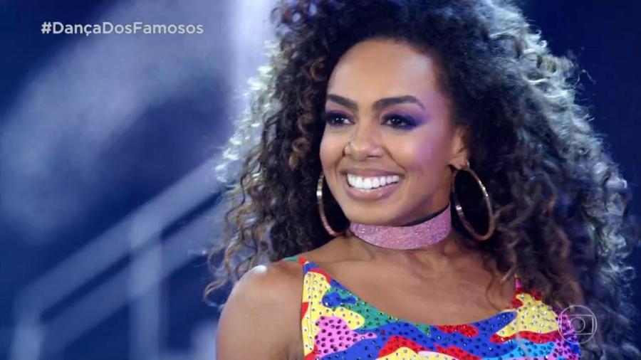 Dandara Mariana, durante apresentação no quadro "Dança dos Famosos" - Reprodução/TV Globo