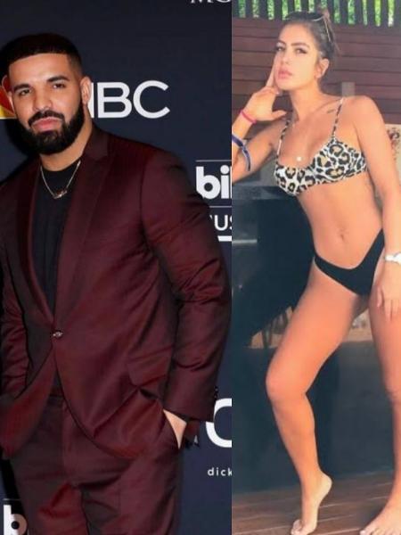 Drake e Débora Gonçalves - Reprodução