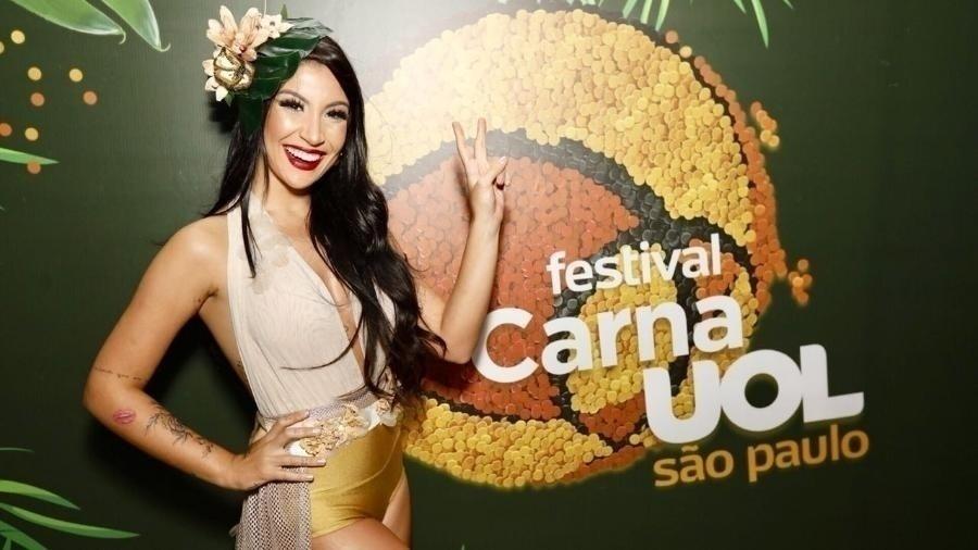 BBB20 - Bianca Andrade já foi embaixadora do Festival CarnaUOL em 2018 - Mariana Pekin/UOL