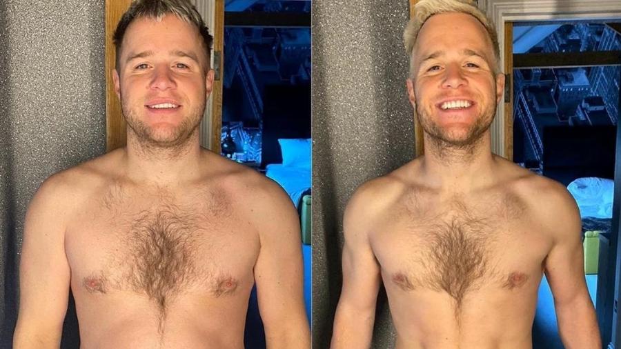Olly Murs, antes e depois da perda de peso - Reprodução/Instagram