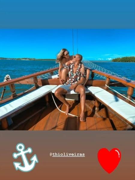 Thiago Oliveira viaja com nova namorada, Bruna Matuti - Reprodução/Instagram - Reprodução/Instagram