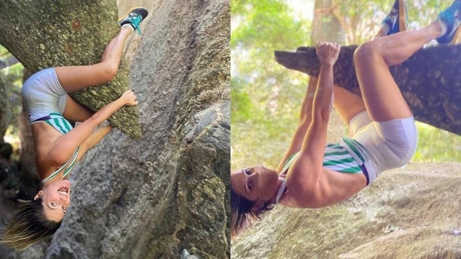 Flávia Alessandra mostrou seu lado aventureiro no Instagram  - Reprodução/Instagram 