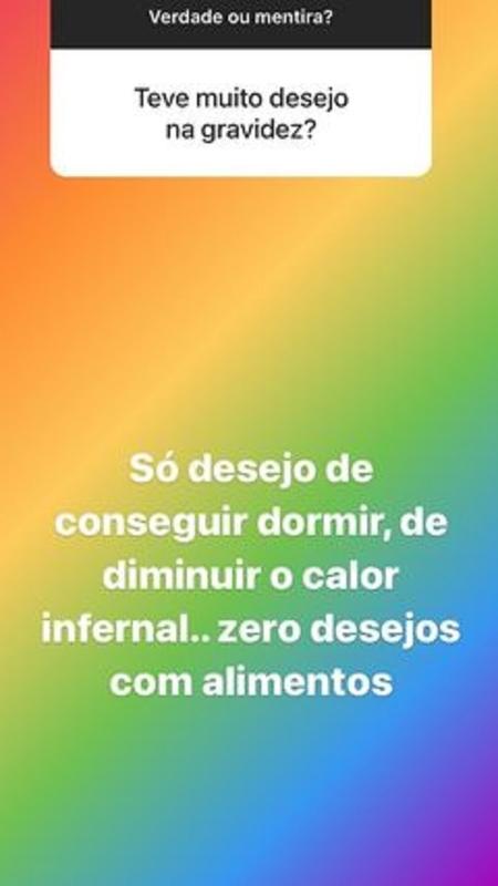 Andréia Sadi publicou resposta nos Stories - Reprodução/Instagram @sadiandreia - Reprodução/Instagram @sadiandreia