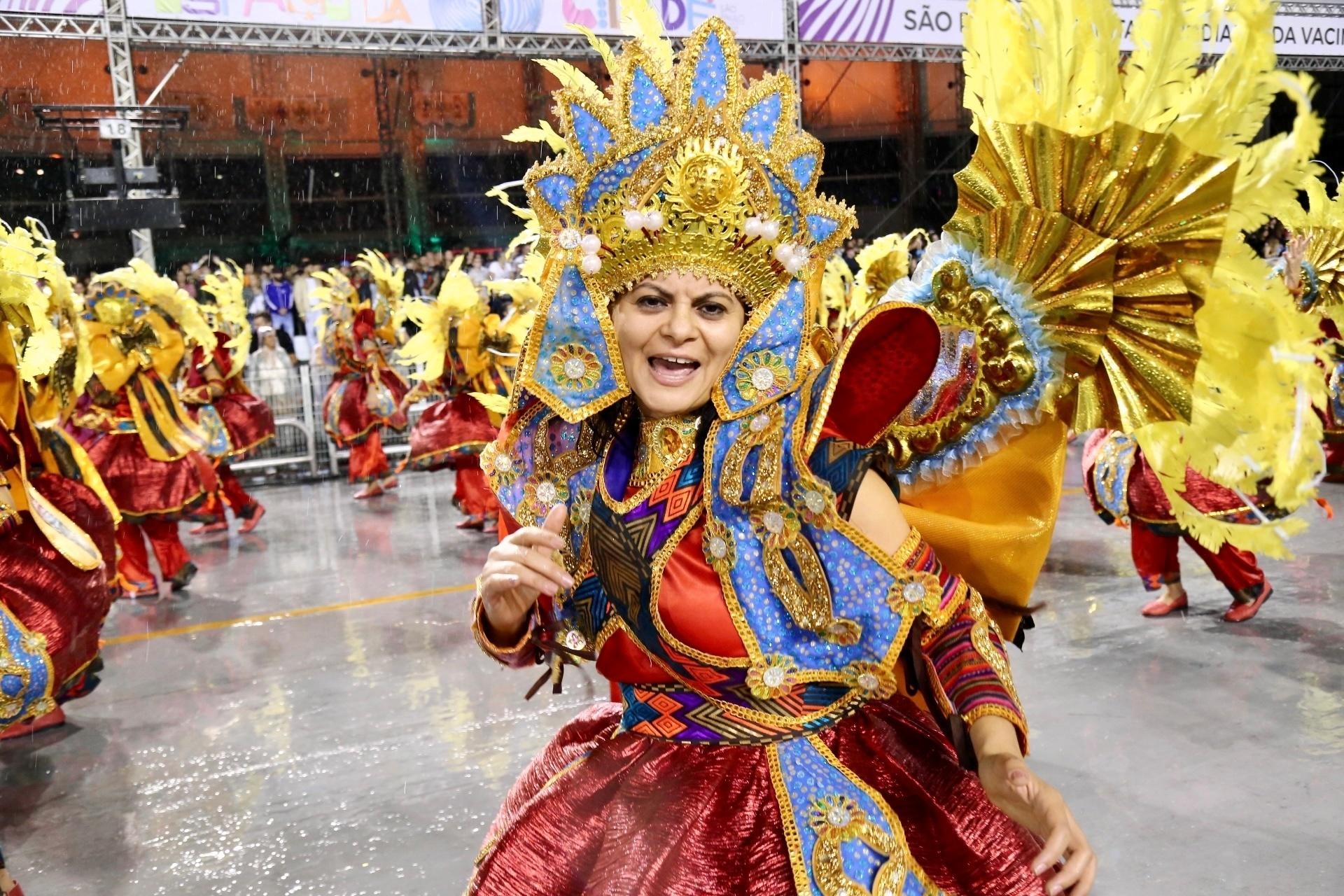 Desfile da Unidos de Vila Maria, quinta colocada no Grupo Especial - Cláudio Augusto/Ag.Brazil News