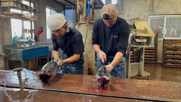 Rodolfo Vilar foi ao Japão para aprender sobre a produção do katsuobushi