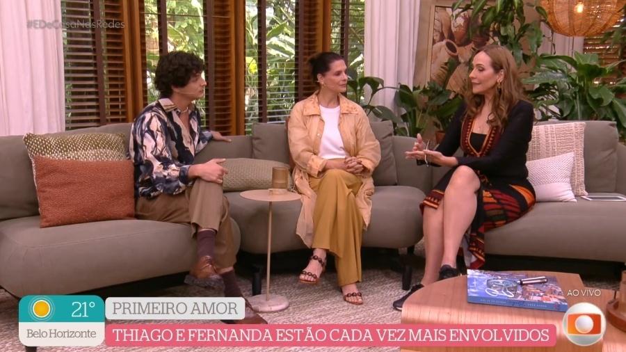 Helena Ranaldi falou que critica o filho em 'Vale Tudo' Helena Ranaldi falou que critica o filho em 'Vale Tudo'