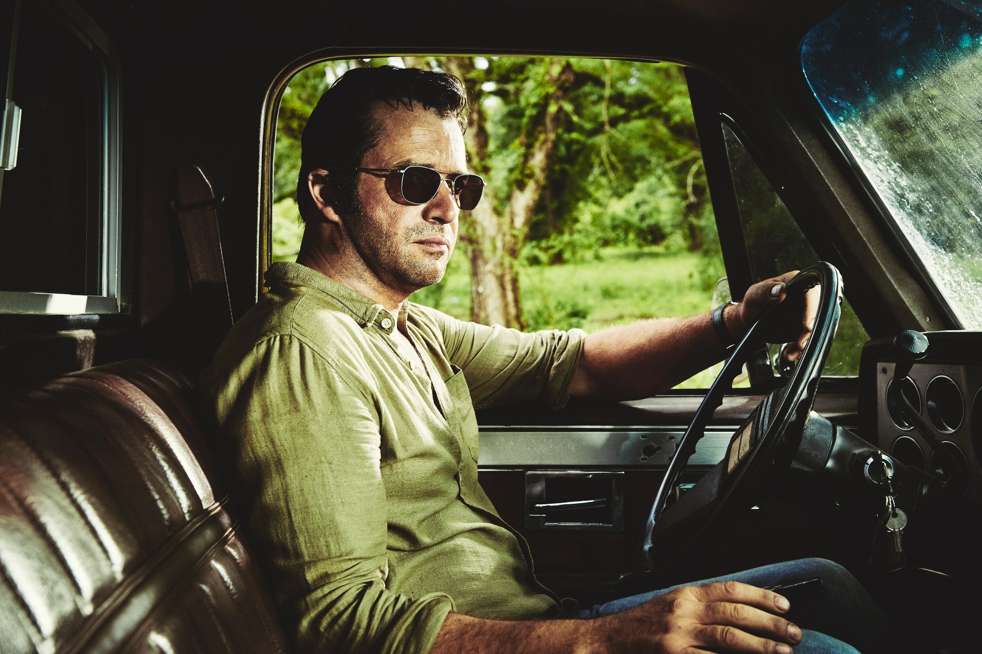 James Purefoy é Hap na série "Hap and Leonard" - Divulgação