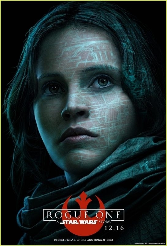 Pôsteres individuais de "Rogue One: Uma História de Star Wars" - Divulgação