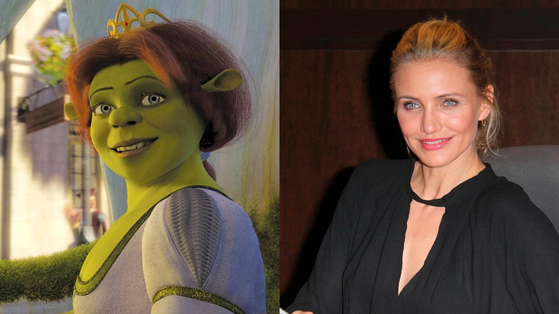 Cena do filme "Shrek 2" (2004), de Andrew Adamson, Kelly Asbury e Conrad Vernon/shutterstock.com - Reprodução/Montagem