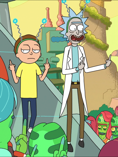 Cena da animação "Rick and Morty" - Reprodução